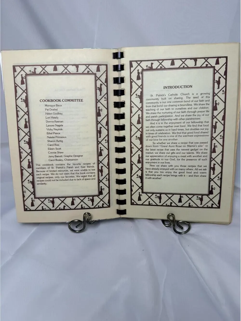 1983 St. Patrick’s Sampler Cookbook Urbana IL Church Community Recipes Spiral